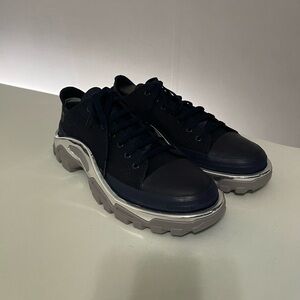 Raf Simmons x Adidas Detroit Runner Night Navy Blue Chrome Sneakers Men Size‎ 11